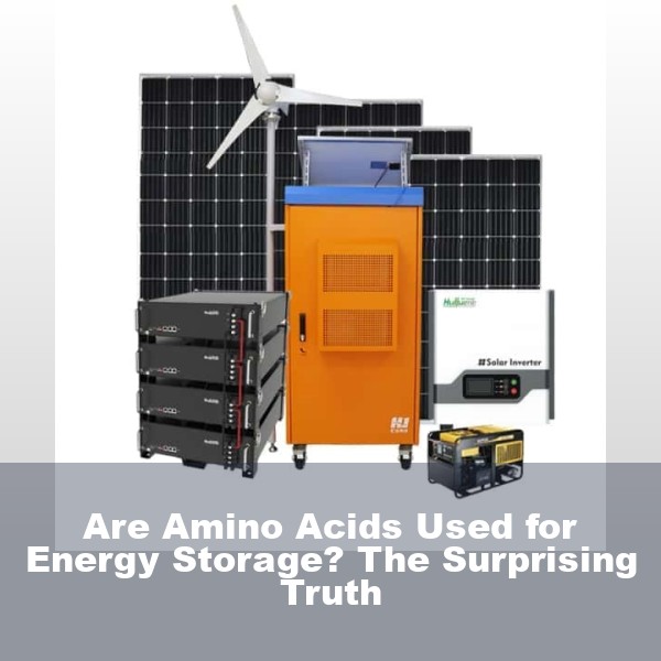 Are Amino Acids Used for Energy Storage? The Surprising Truth